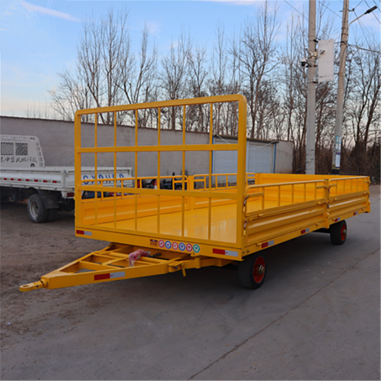 4噸護(hù)欄式平板拖車